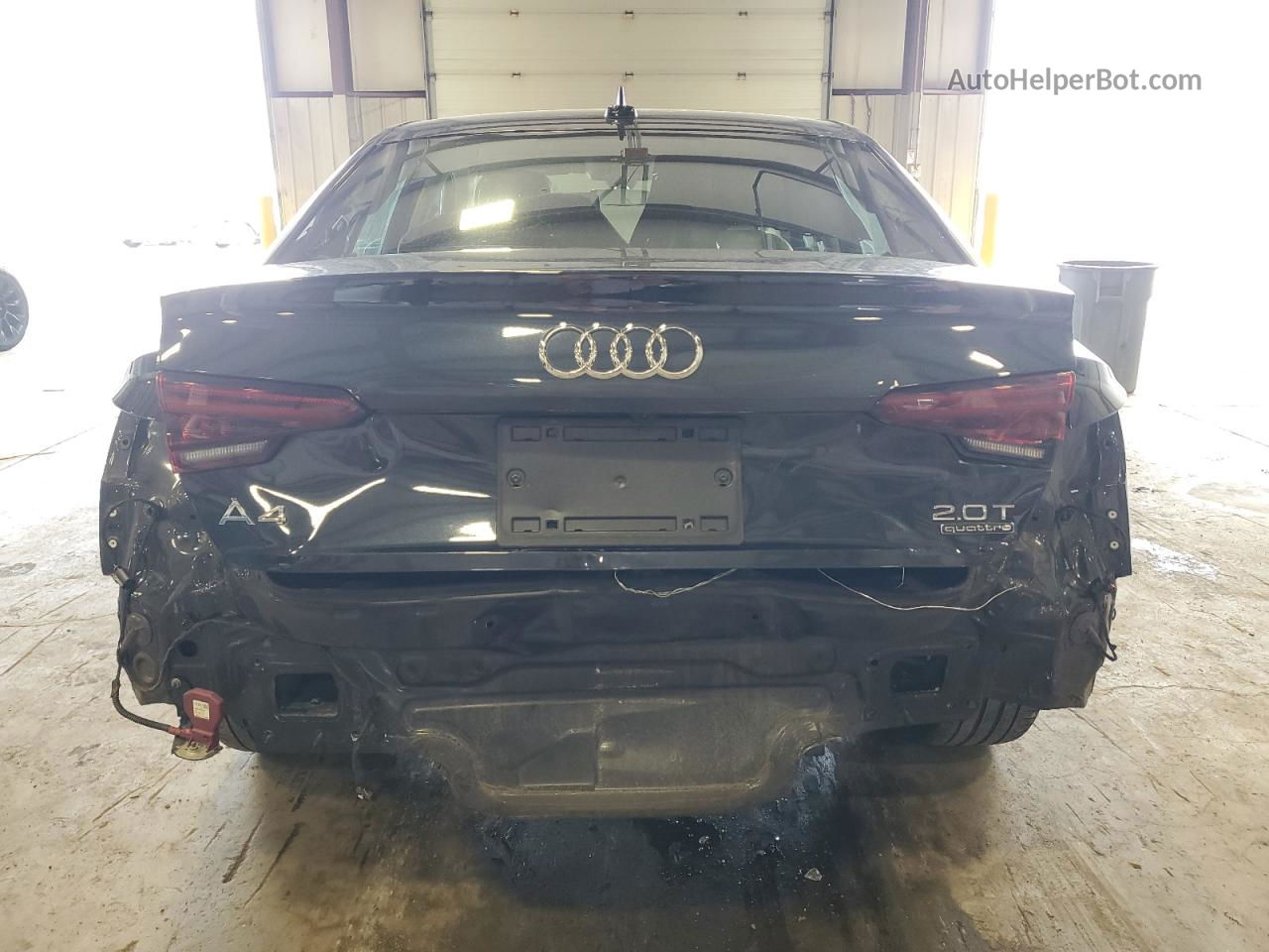 2018 Audi A4 Premium Plus Blue vin: WAUENAF45JA231959