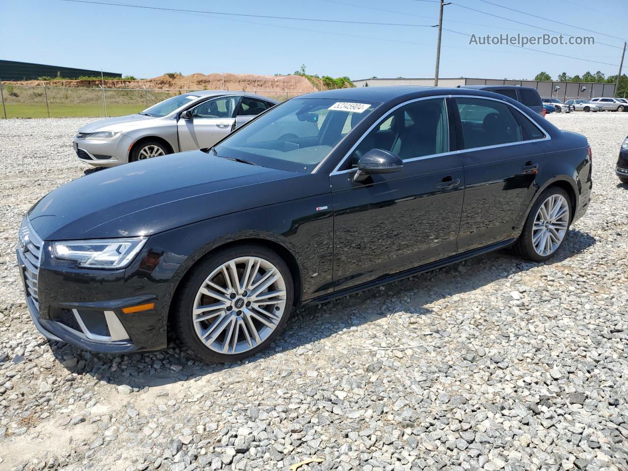 2019 Audi A4 Premium Plus Черный vin: WAUENAF45KA045713