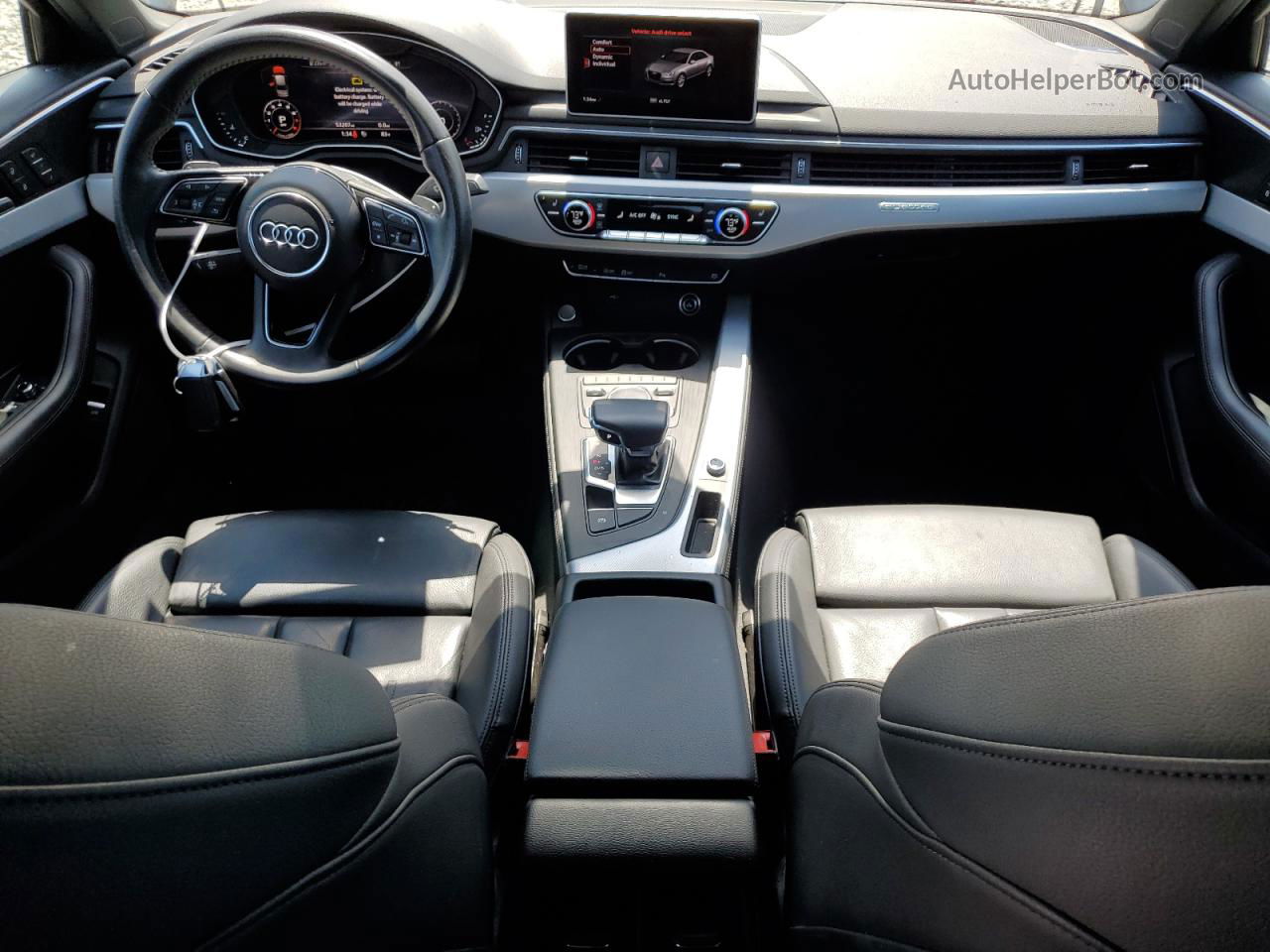 2019 Audi A4 Premium Plus Черный vin: WAUENAF45KA045713