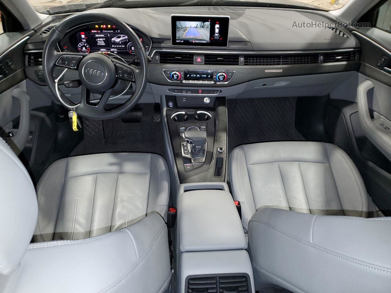 2019 Audi A4 Premium Plus Gray vin: WAUENAF45KA106994