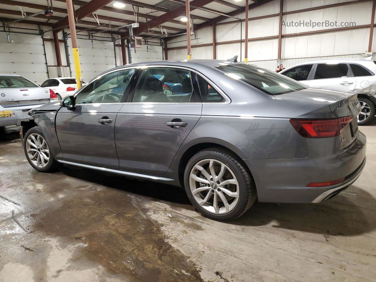 2019 Audi A4 Premium Plus Gray vin: WAUENAF45KA106994