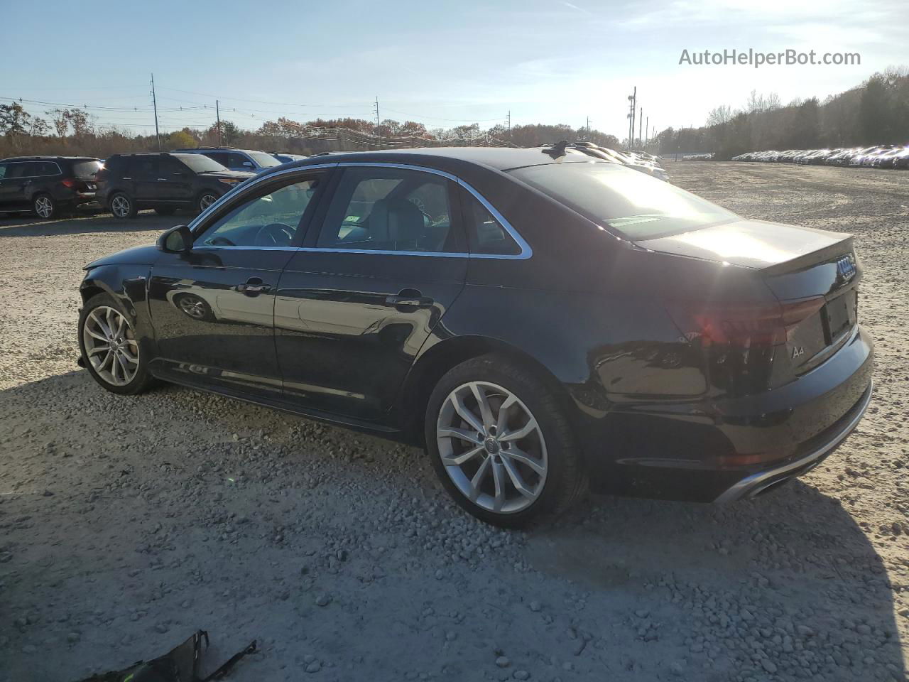 2019 Audi A4 Premium Plus Black vin: WAUENAF45KA108003