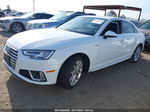 2019 Audi A4 45 Premium White vin: WAUENAF45KA117641