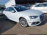 2019 Audi A4 45 Premium White vin: WAUENAF45KA117641