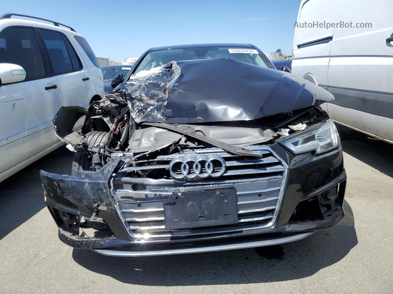 2019 Audi A4 Premium Plus Black vin: WAUENAF45KA117722