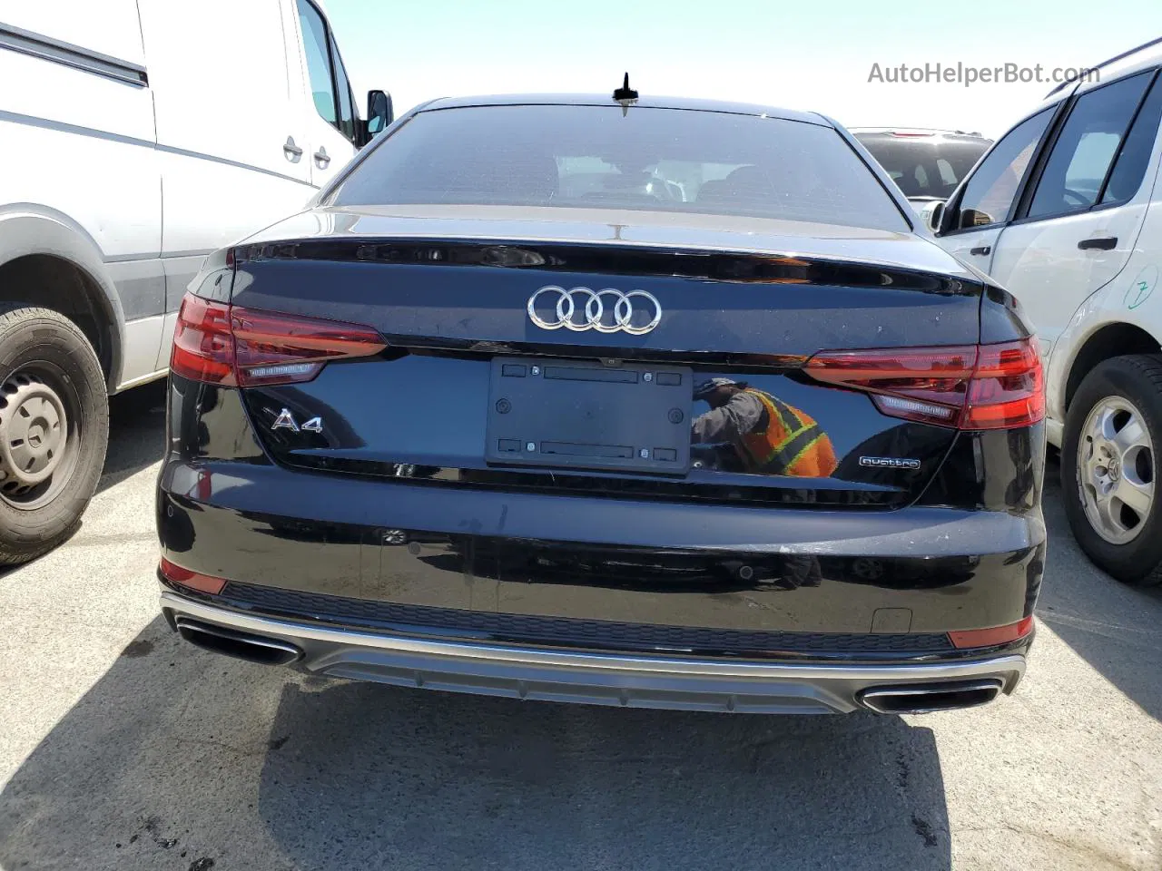 2019 Audi A4 Premium Plus Black vin: WAUENAF45KA117722