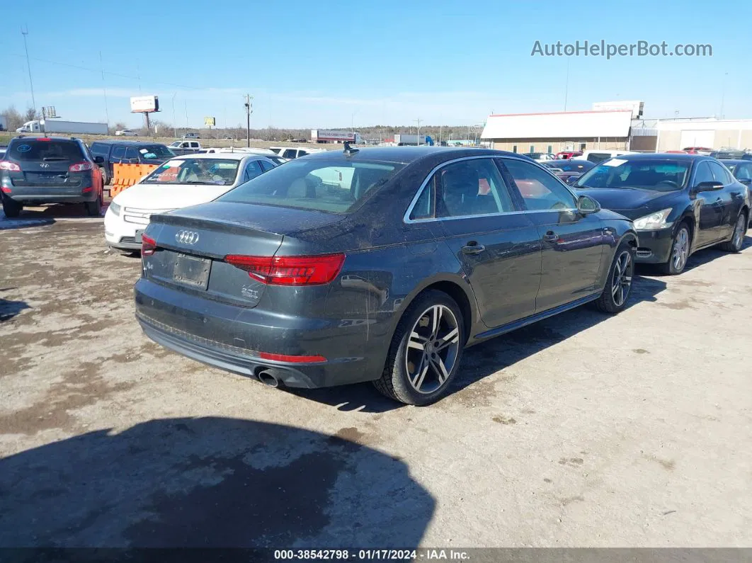 2017 Audi A4 2.0t Premium Gray vin: WAUENAF46HA168011