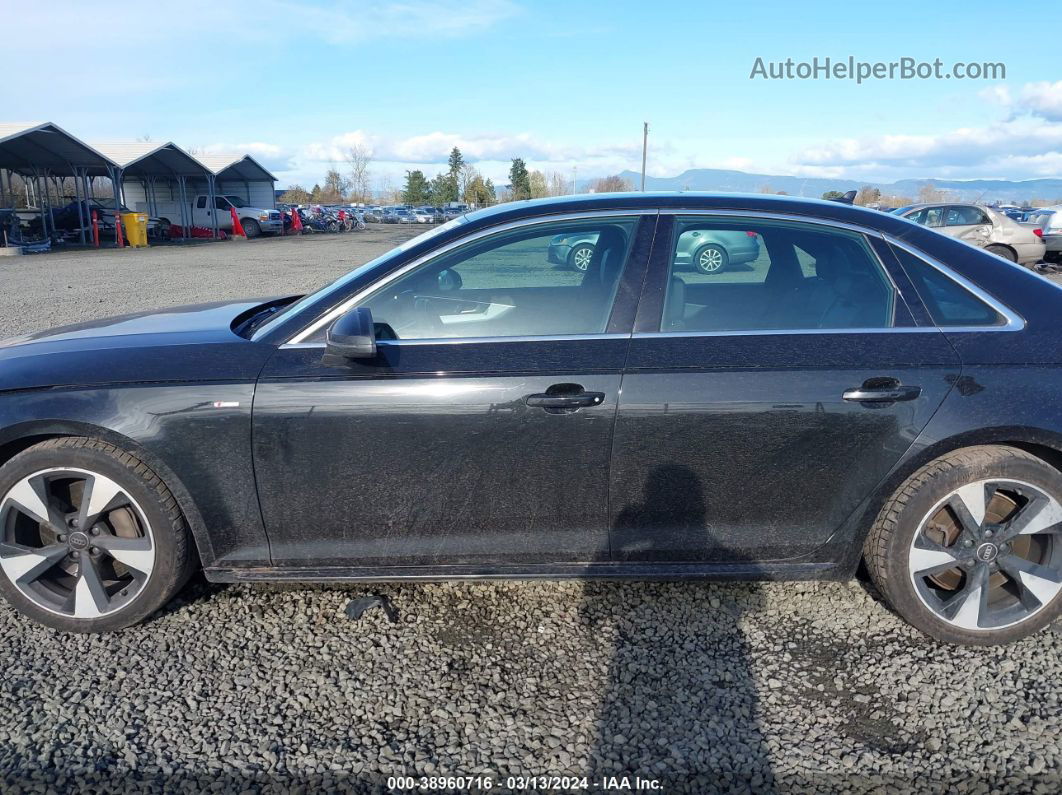 2017 Audi A4 2.0t Premium Черный vin: WAUENAF46HN004296