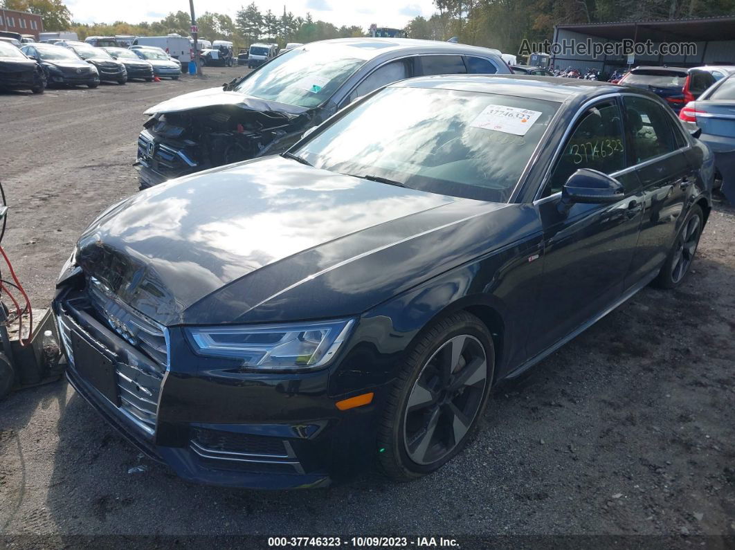 2017 Audi A4 2.0t Premium Черный vin: WAUENAF46HN010308