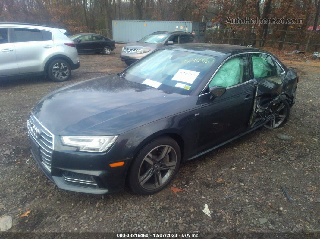 2017 Audi A4 2.0t Premium Синий vin: WAUENAF46HN030297