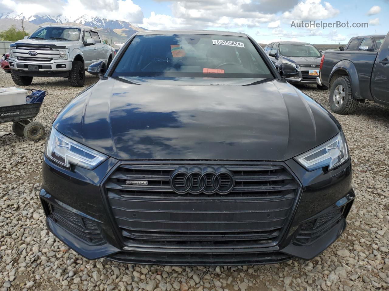 2018 Audi A4 Premium Plus Black vin: WAUENAF46JA077620