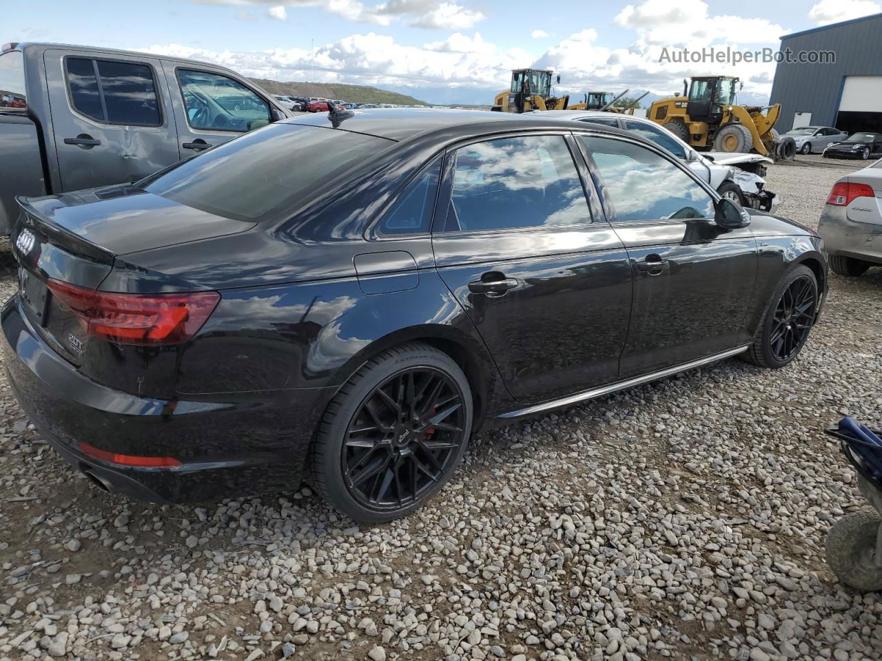 2018 Audi A4 Premium Plus Black vin: WAUENAF46JA077620