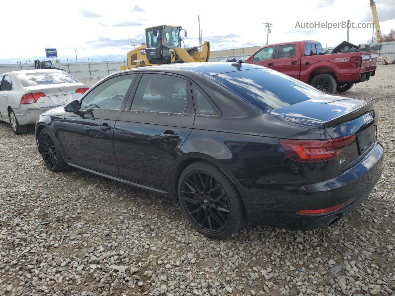 2018 Audi A4 Premium Plus Black vin: WAUENAF46JA077620