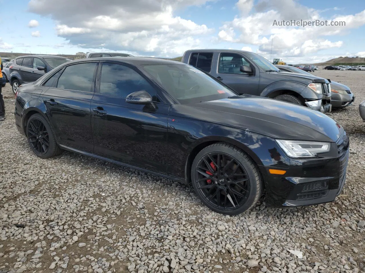 2018 Audi A4 Premium Plus Black vin: WAUENAF46JA077620