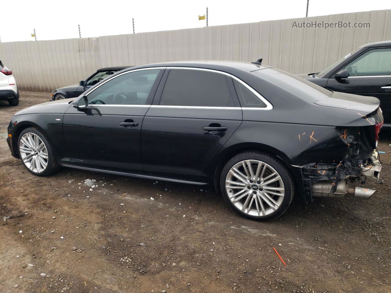 2018 Audi A4 Premium Plus Black vin: WAUENAF46JA118313