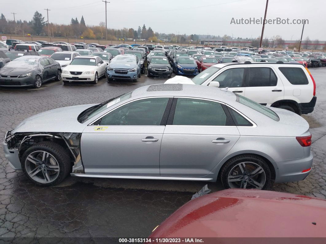 2018 Audi A4 2.0t Tech Premium/2.0t Premium Серебряный vin: WAUENAF46JA183520