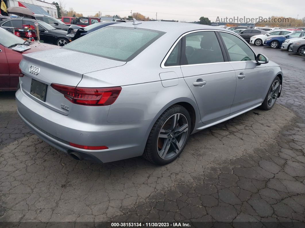 2018 Audi A4 2.0t Tech Premium/2.0t Premium Серебряный vin: WAUENAF46JA183520