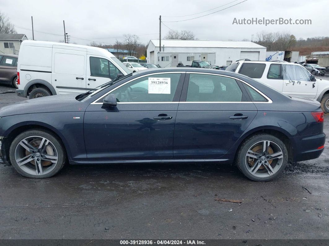 2018 Audi A4 2.0t Premium/2.0t Tech Premium Blue vin: WAUENAF46JA207413