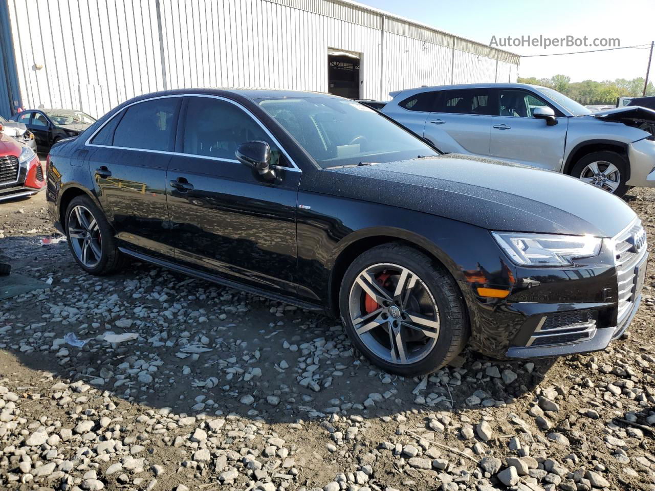 2018 Audi A4 Premium Plus Черный vin: WAUENAF46JA212904