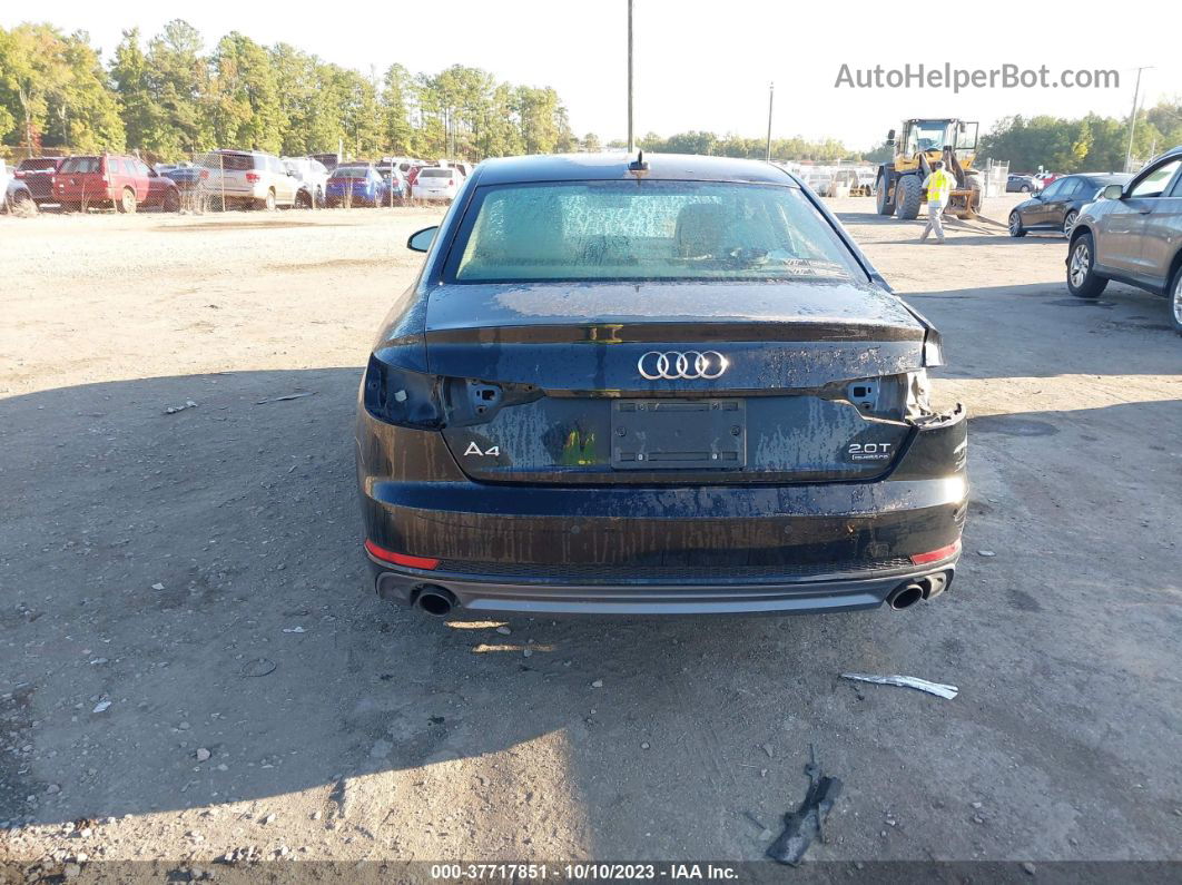 2018 Audi A4 Premium Plus Black vin: WAUENAF46JN008614