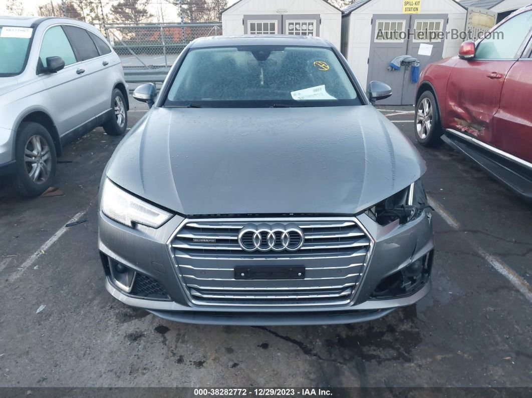 2019 Audi A4 45 Premium Gray vin: WAUENAF46KA017158