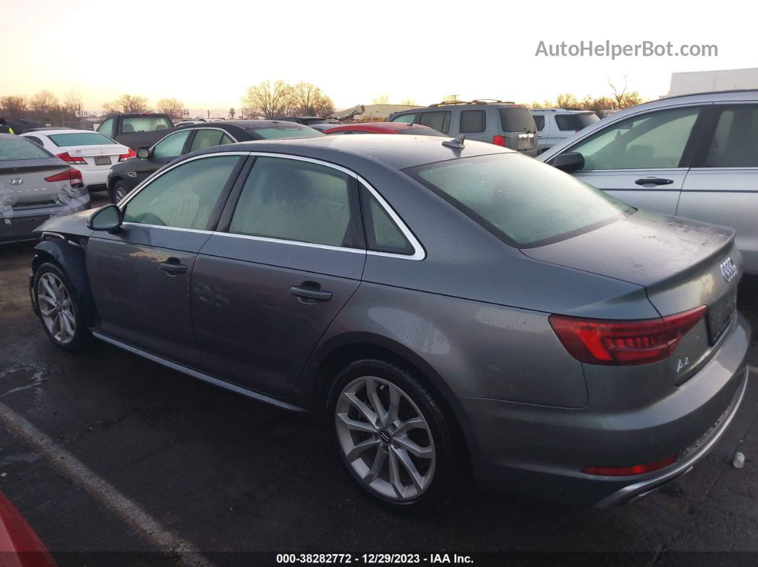 2019 Audi A4 45 Premium Gray vin: WAUENAF46KA017158