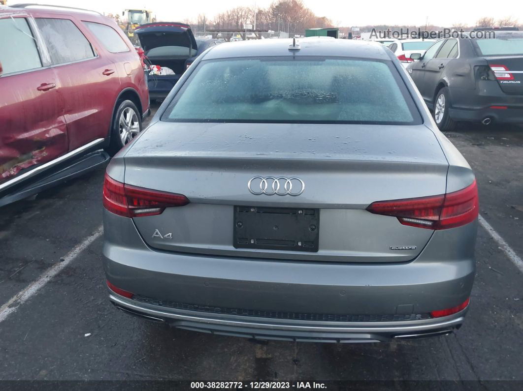 2019 Audi A4 45 Premium Gray vin: WAUENAF46KA017158