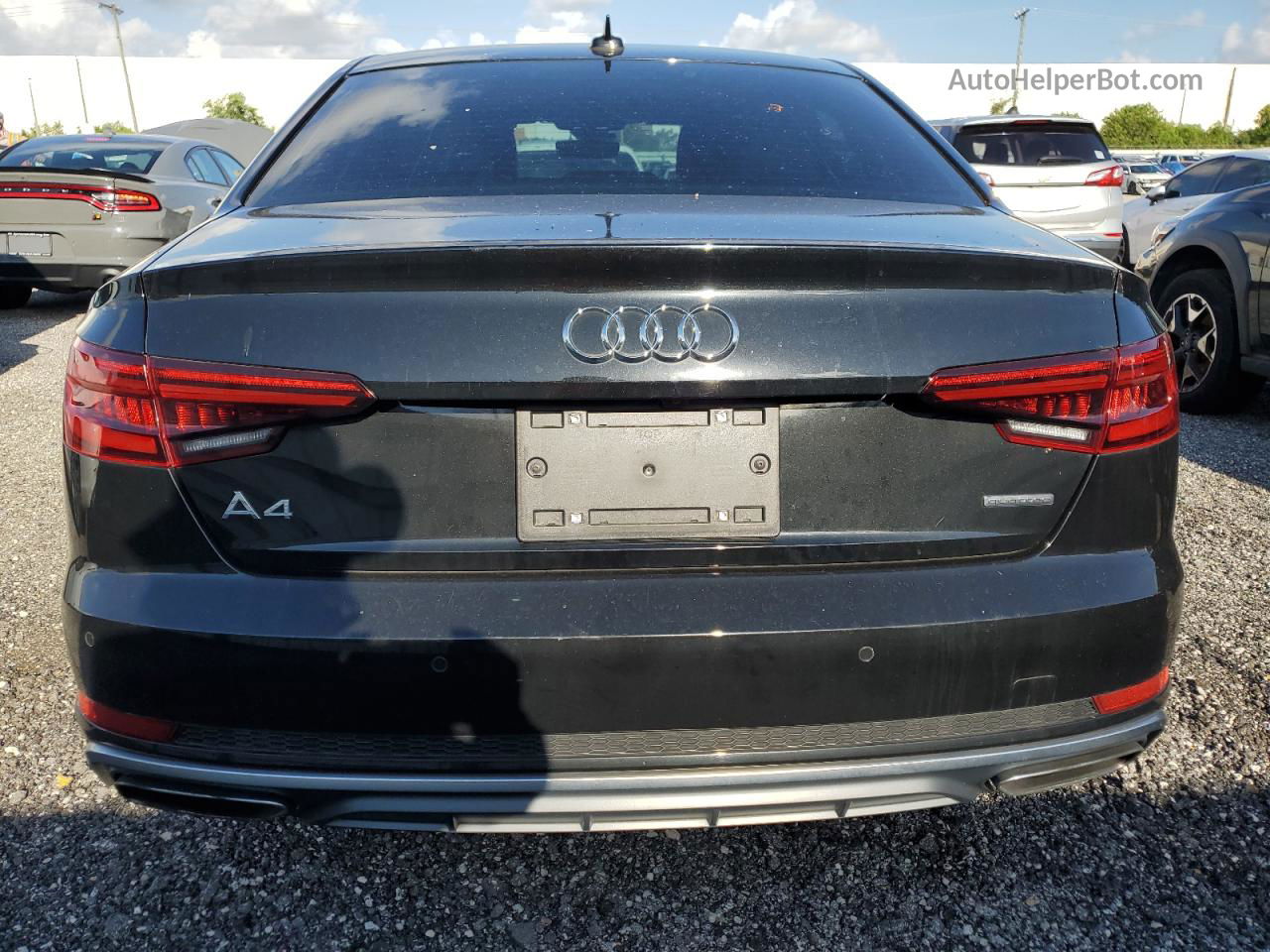 2019 Audi A4 Premium Plus Черный vin: WAUENAF46KA035613