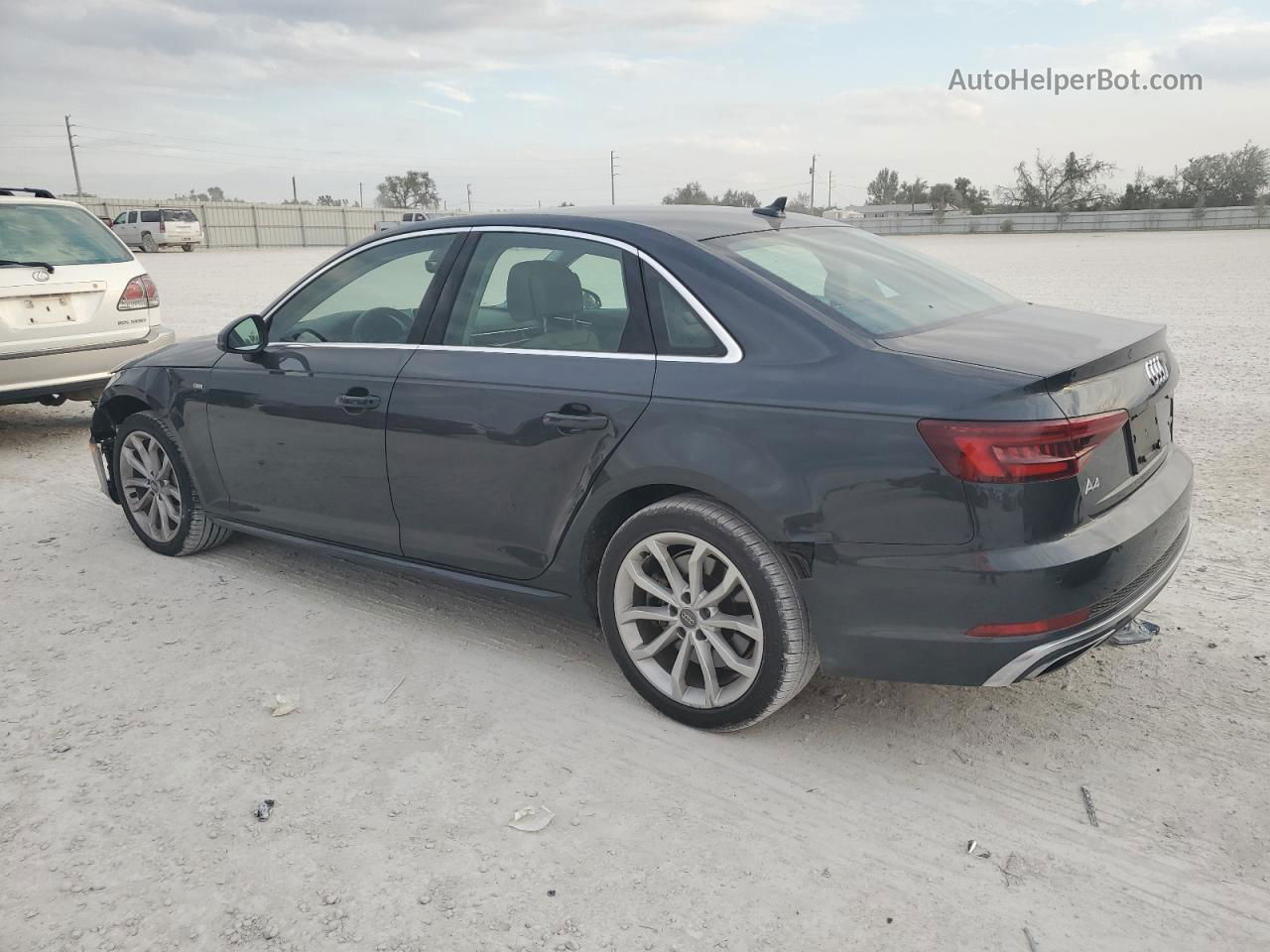 2019 Audi A4 Premium Plus Gray vin: WAUENAF46KN007836