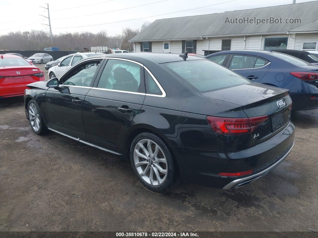 2019 Audi A4 45 Premium Black vin: WAUENAF46KN016701