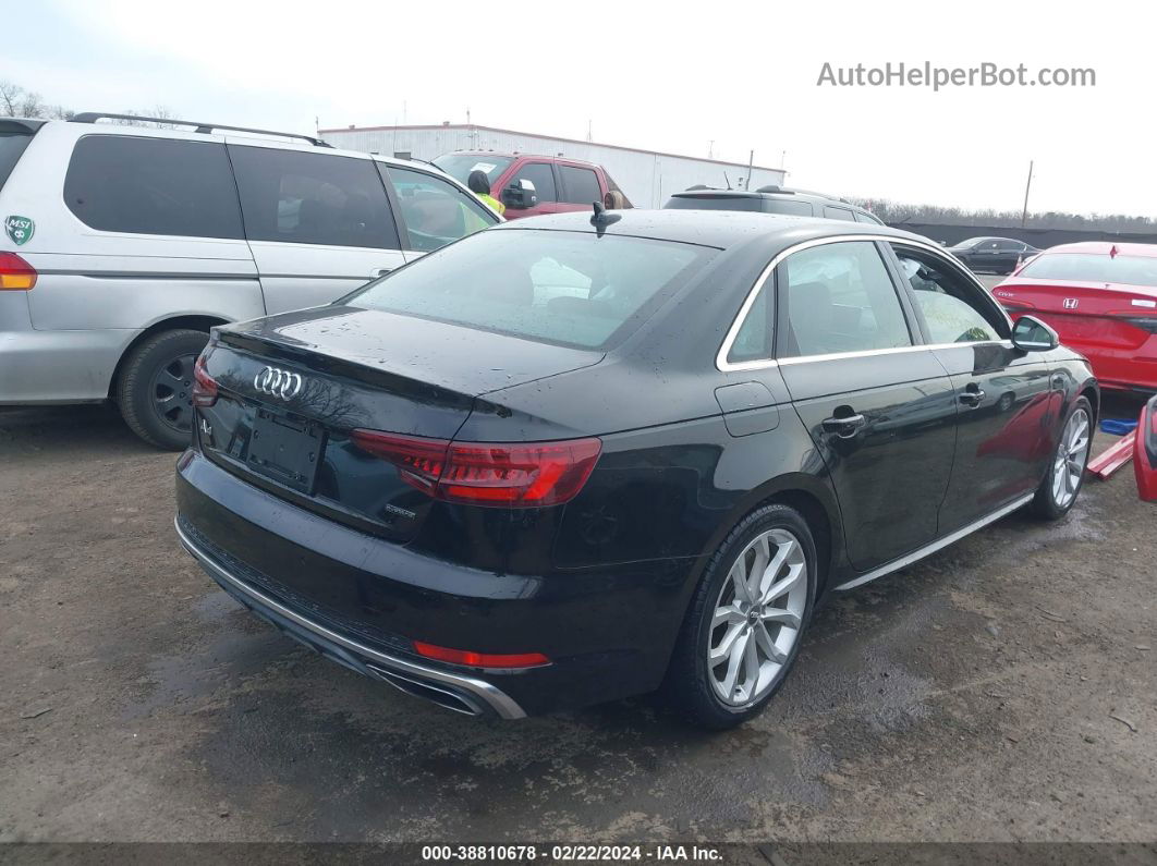 2019 Audi A4 45 Premium Black vin: WAUENAF46KN016701