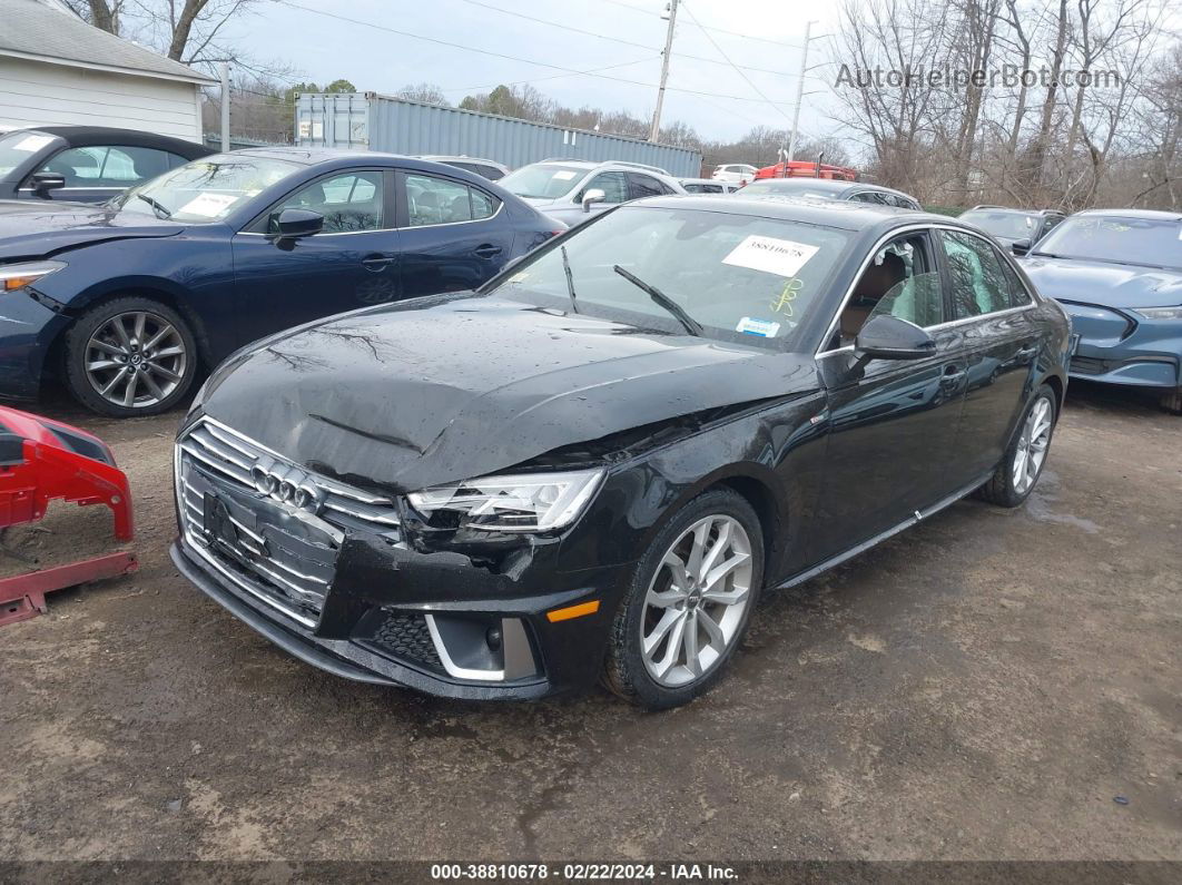 2019 Audi A4 45 Premium Black vin: WAUENAF46KN016701