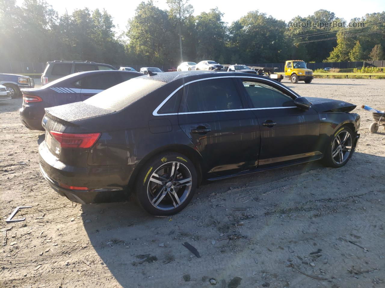 2017 Audi A4 Premium Plus Black vin: WAUENAF47HA176747