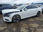 2017 Audi A4 Premium Plus White vin: WAUENAF47HN006266