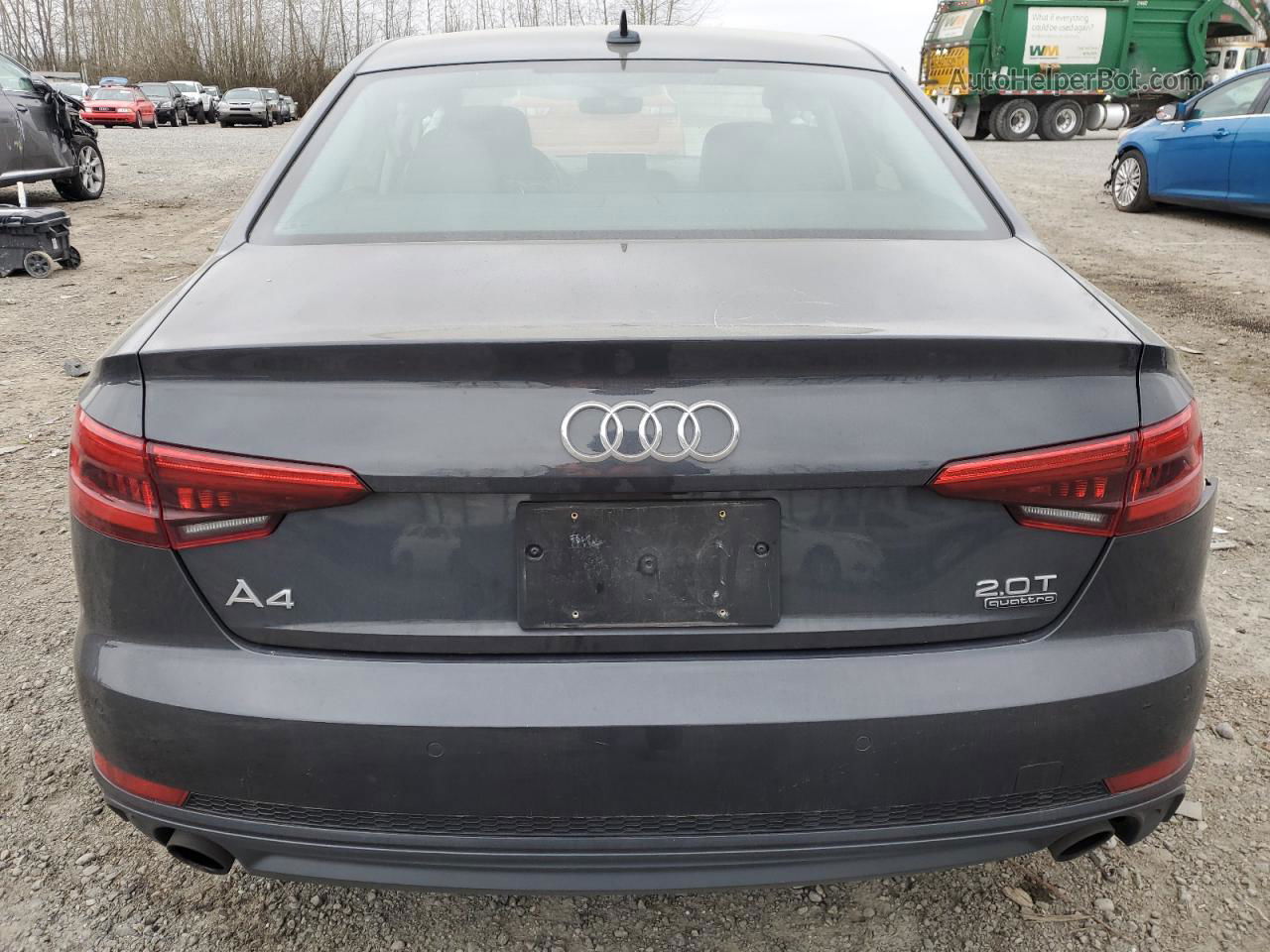 2017 Audi A4 Premium Plus Угольный vin: WAUENAF47HN017218