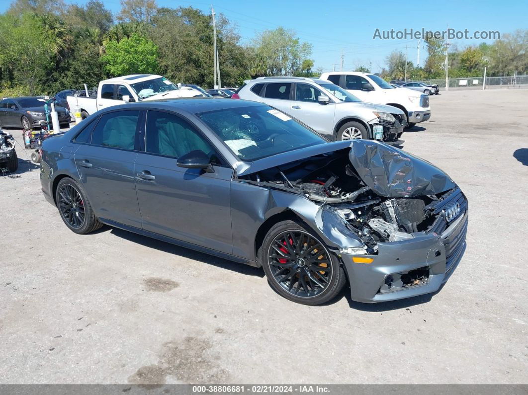 2018 Audi A4 2.0t Premium/2.0t Tech Premium Gray vin: WAUENAF47JA068649