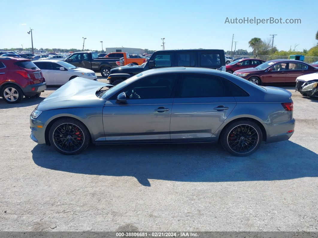 2018 Audi A4 2.0t Premium/2.0t Tech Premium Gray vin: WAUENAF47JA068649