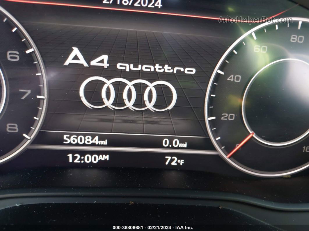 2018 Audi A4 2.0t Premium/2.0t Tech Premium Серый vin: WAUENAF47JA068649