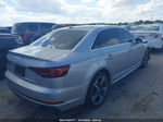 2018 Audi A4 2.0t Tech Premium/2.0t Premium Silver vin: WAUENAF47JA072457