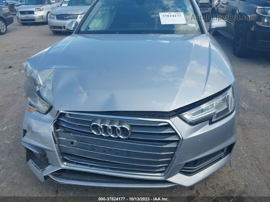 2018 Audi A4 2.0t Tech Premium/2.0t Premium Silver vin: WAUENAF47JA072457