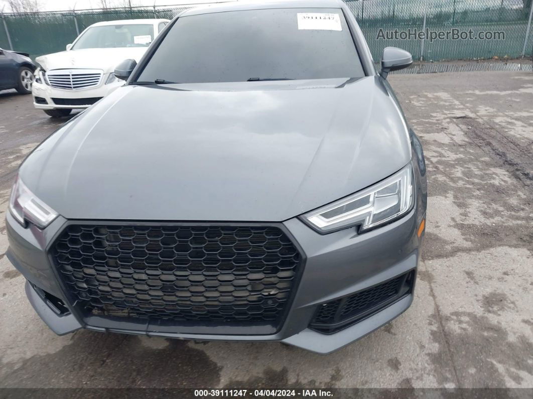 2018 Audi A4 2.0t Premium/2.0t Tech Premium Gray vin: WAUENAF47JA105070