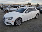 2018 Audi A4 Premium Plus White vin: WAUENAF47JA149375