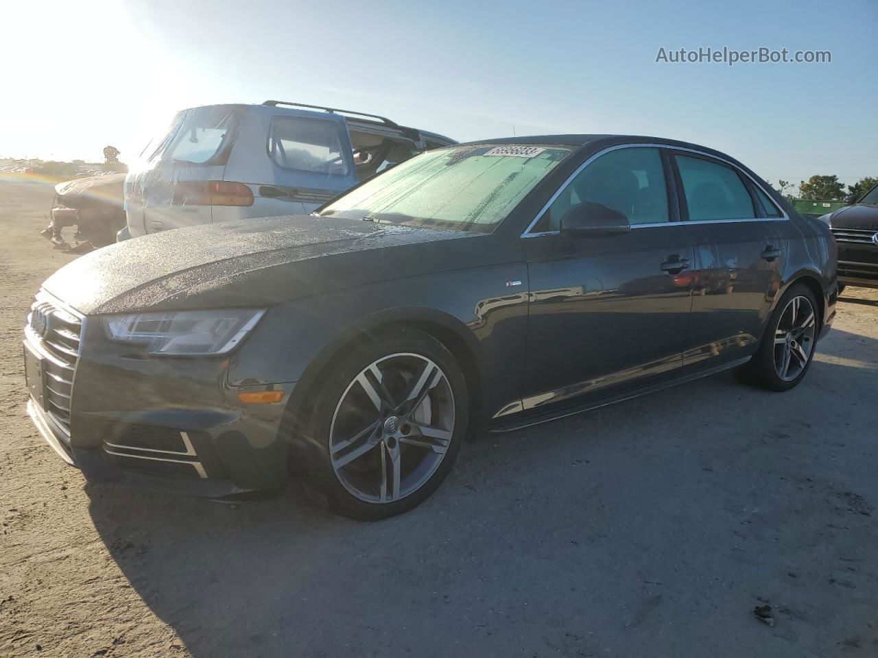 2018 Audi A4 Premium Plus Черный vin: WAUENAF47JA188418