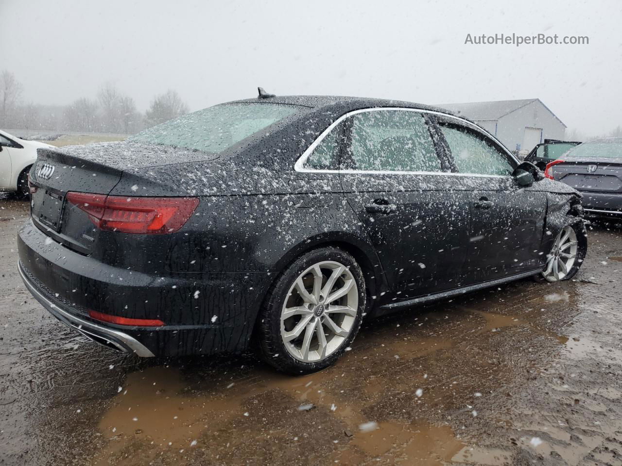 2019 Audi A4 Premium Plus Black vin: WAUENAF47KA007013