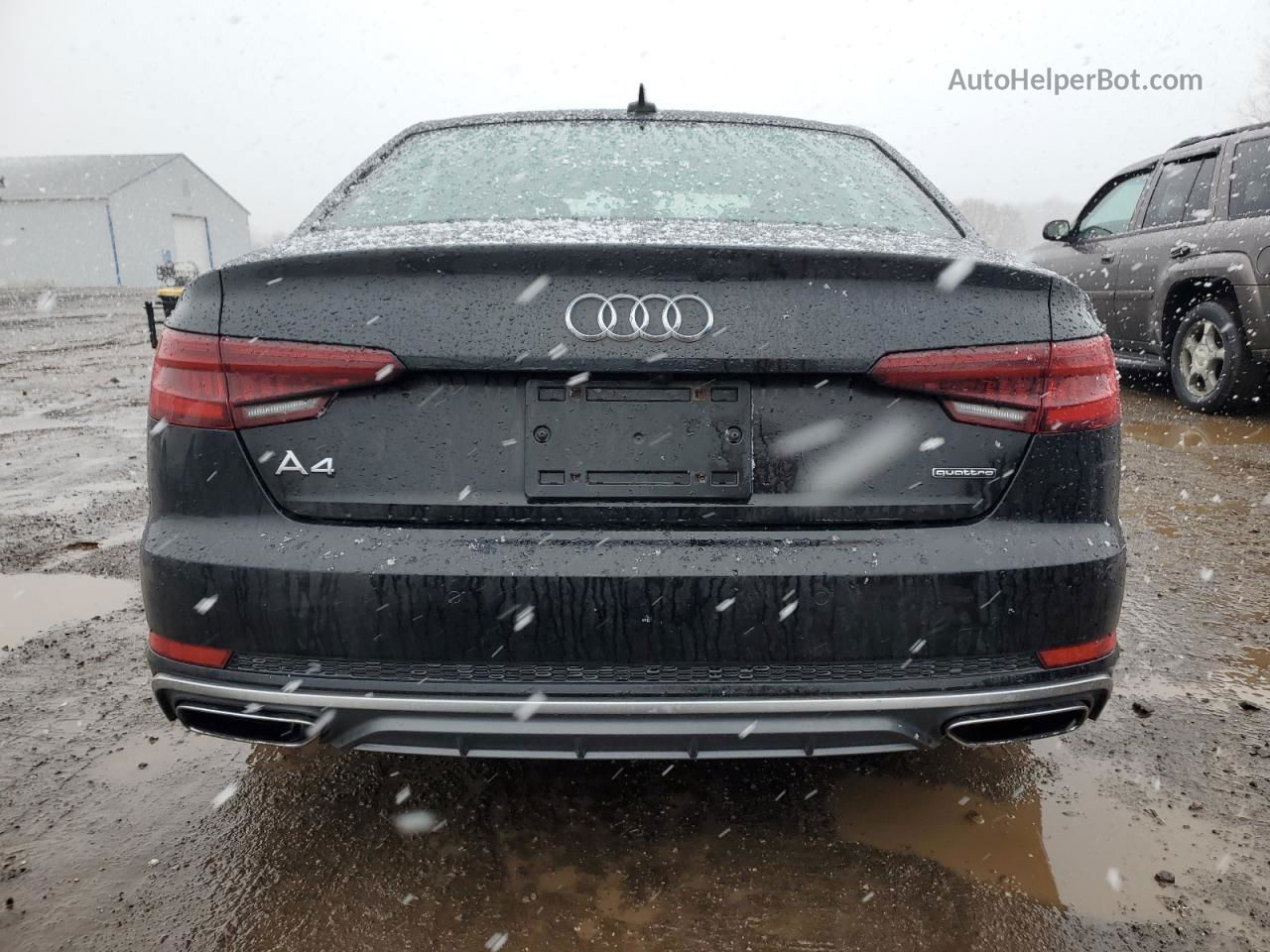 2019 Audi A4 Premium Plus Black vin: WAUENAF47KA007013