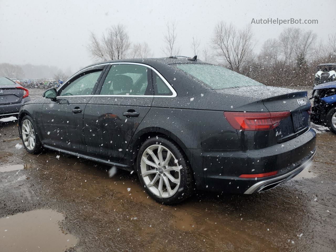 2019 Audi A4 Premium Plus Black vin: WAUENAF47KA007013