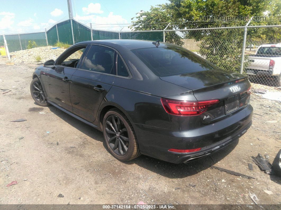 2019 Audi A4 Premium Plus Gray vin: WAUENAF47KA016021