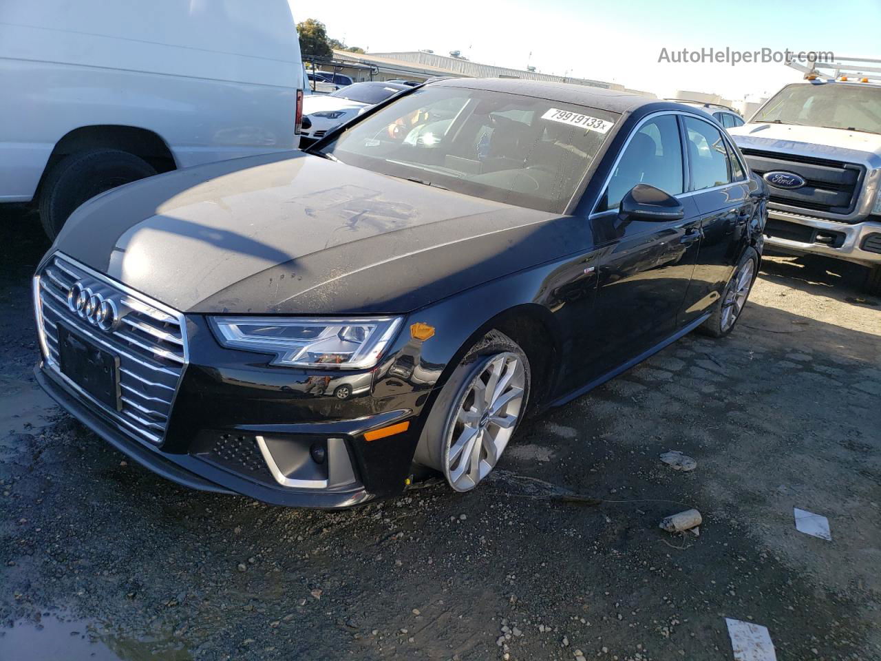 2019 Audi A4 Premium Plus Черный vin: WAUENAF47KN011507