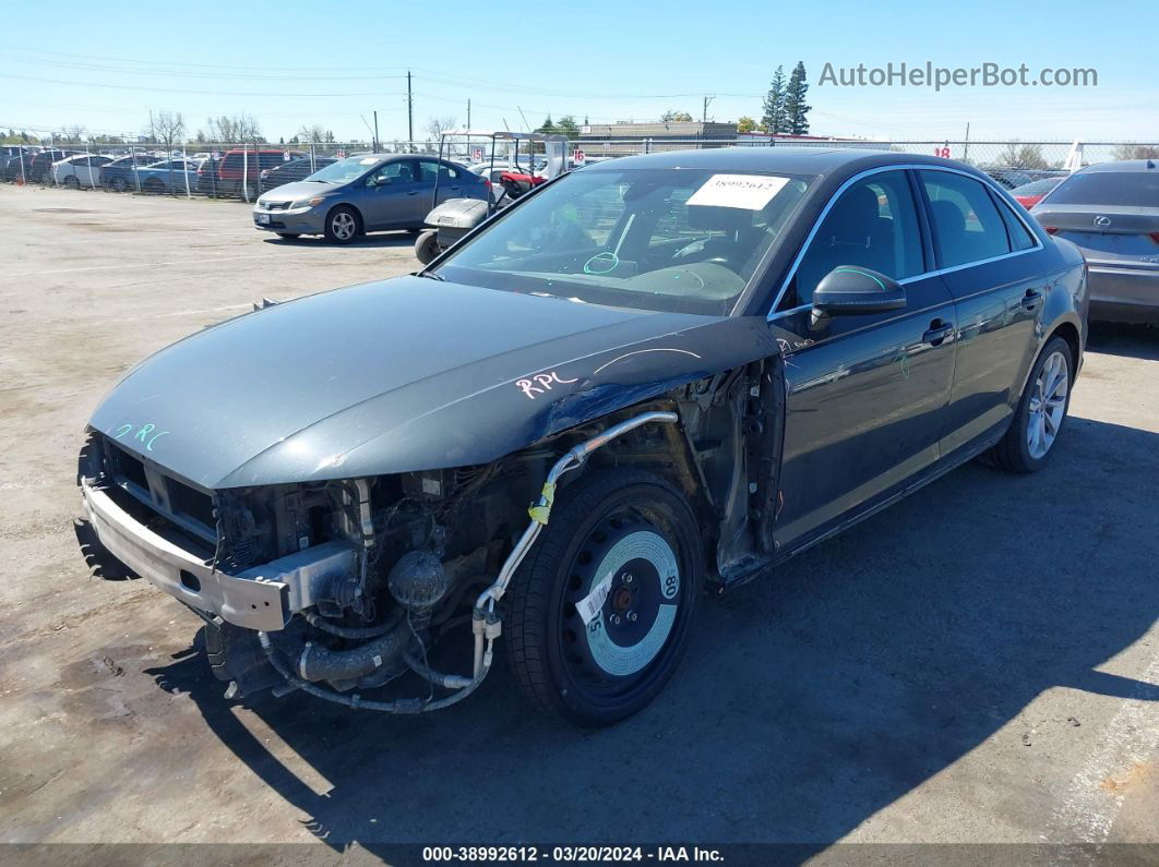 2019 Audi A4 45 Premium Gray vin: WAUENAF47KN015489