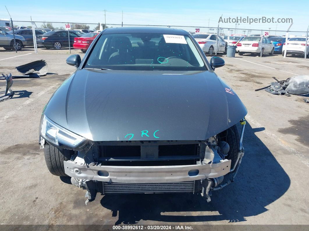 2019 Audi A4 45 Premium Gray vin: WAUENAF47KN015489